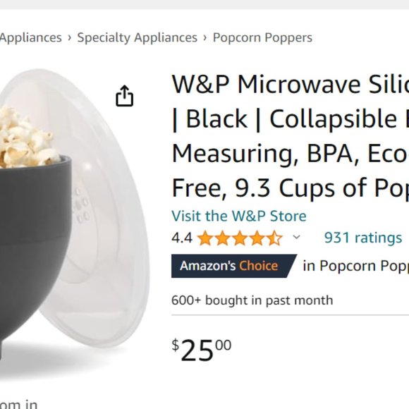 *NIB* w&p Popcorn Popper (personal size) - Retails $25 - Picture 4 of 9